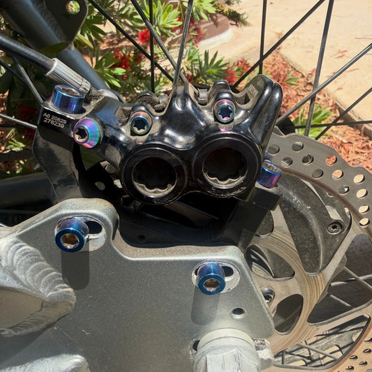 Brake Caliper - Titanium Bolts